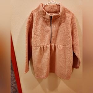 Isabel Maternity Quarter Zip Sherpa